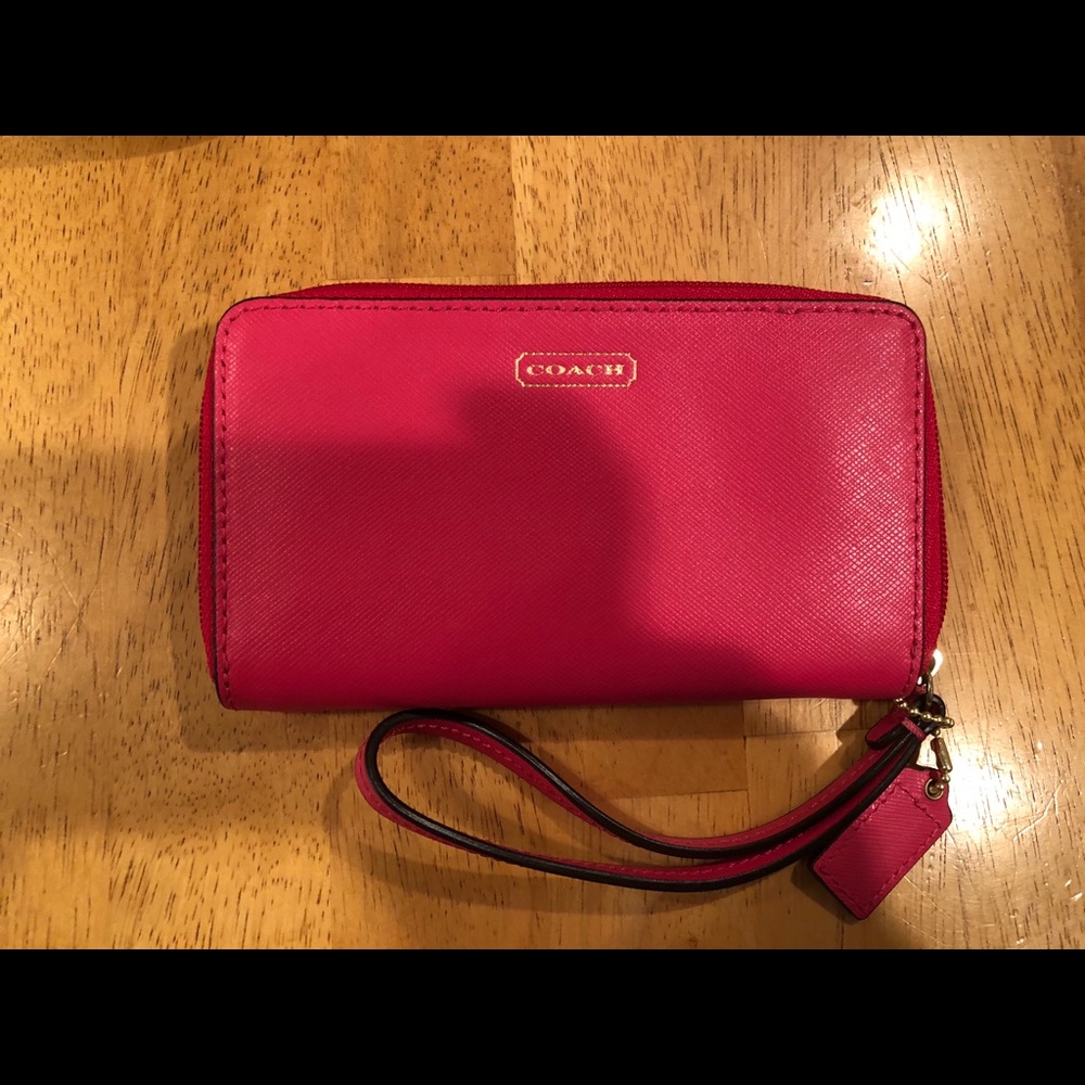 Coach Pink wristlet!